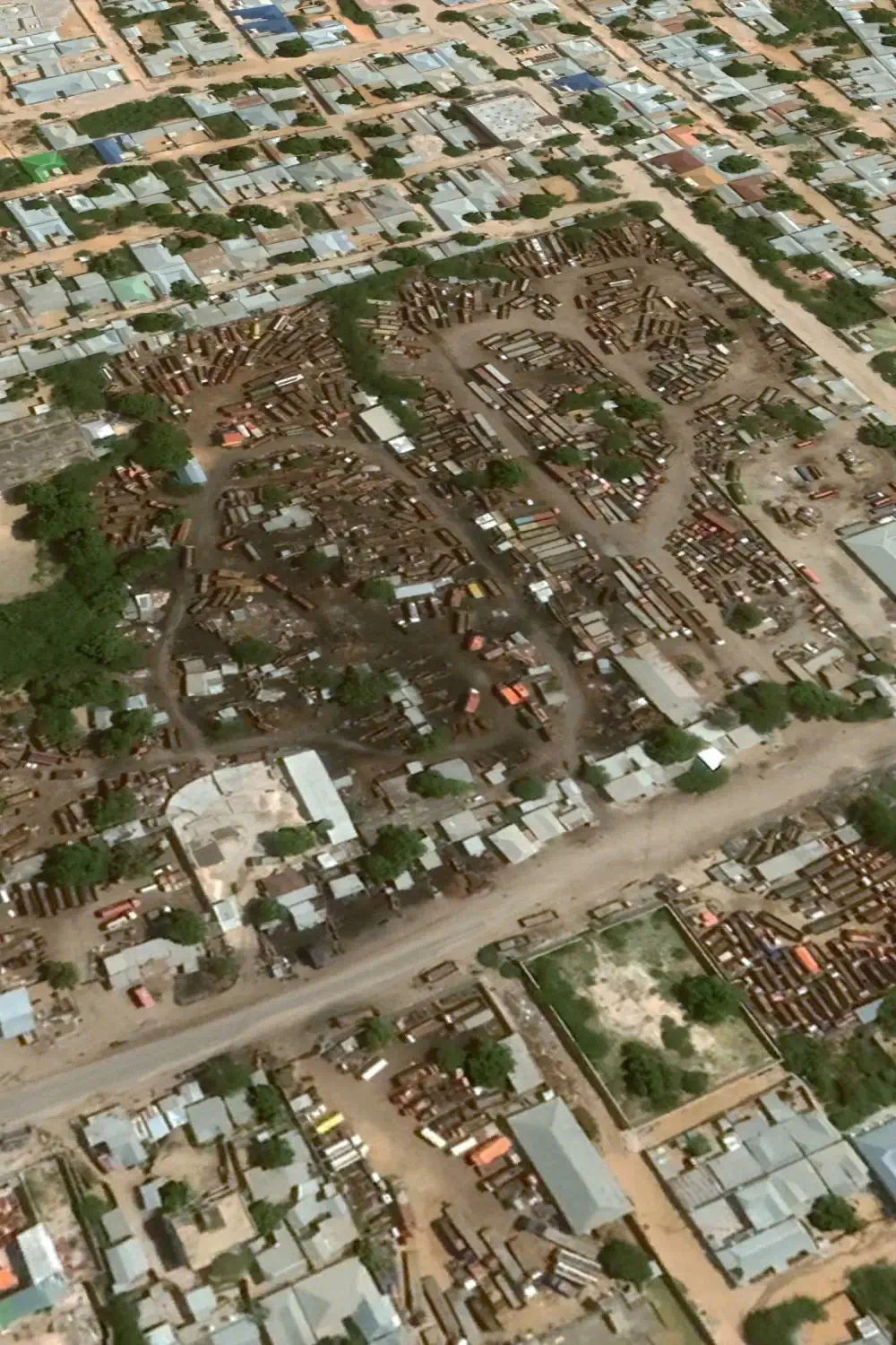 Satellitenbild zeigt Mogadischu
