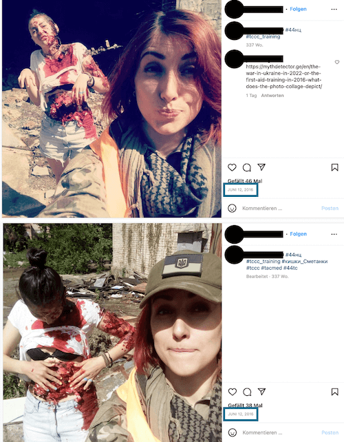 Eine Nutzerin veröffentlichte das Foto und eine zweite Aufnahme von dem Tag schon 2016 auf Instagram, da sieht man die selben beiden Frauen wie auf den anderen Bildern.