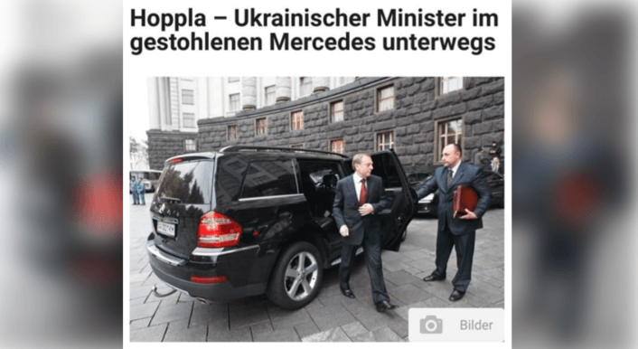 Ohne die Datumsangabe ist dieser Artikel der Webseite Auto.de irreführend. Denn der Fall, über den dort berichtet wird, ereignete sich bereits im Jahr 2011.