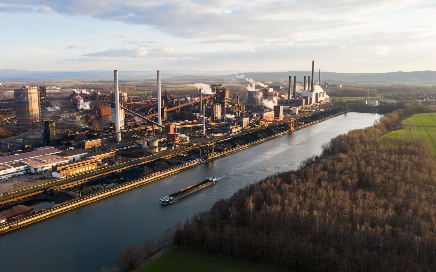 Stahlwerk der Salzgitter AG in Niedersachsen