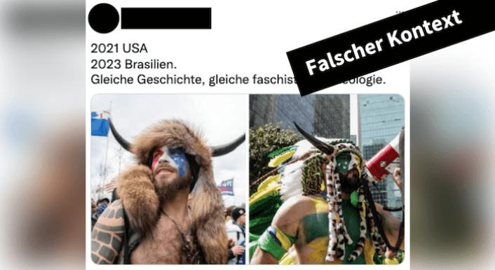 Collage-schamane-brasilien-usa-altes-foto