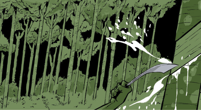 Kautschuk Lieferkette