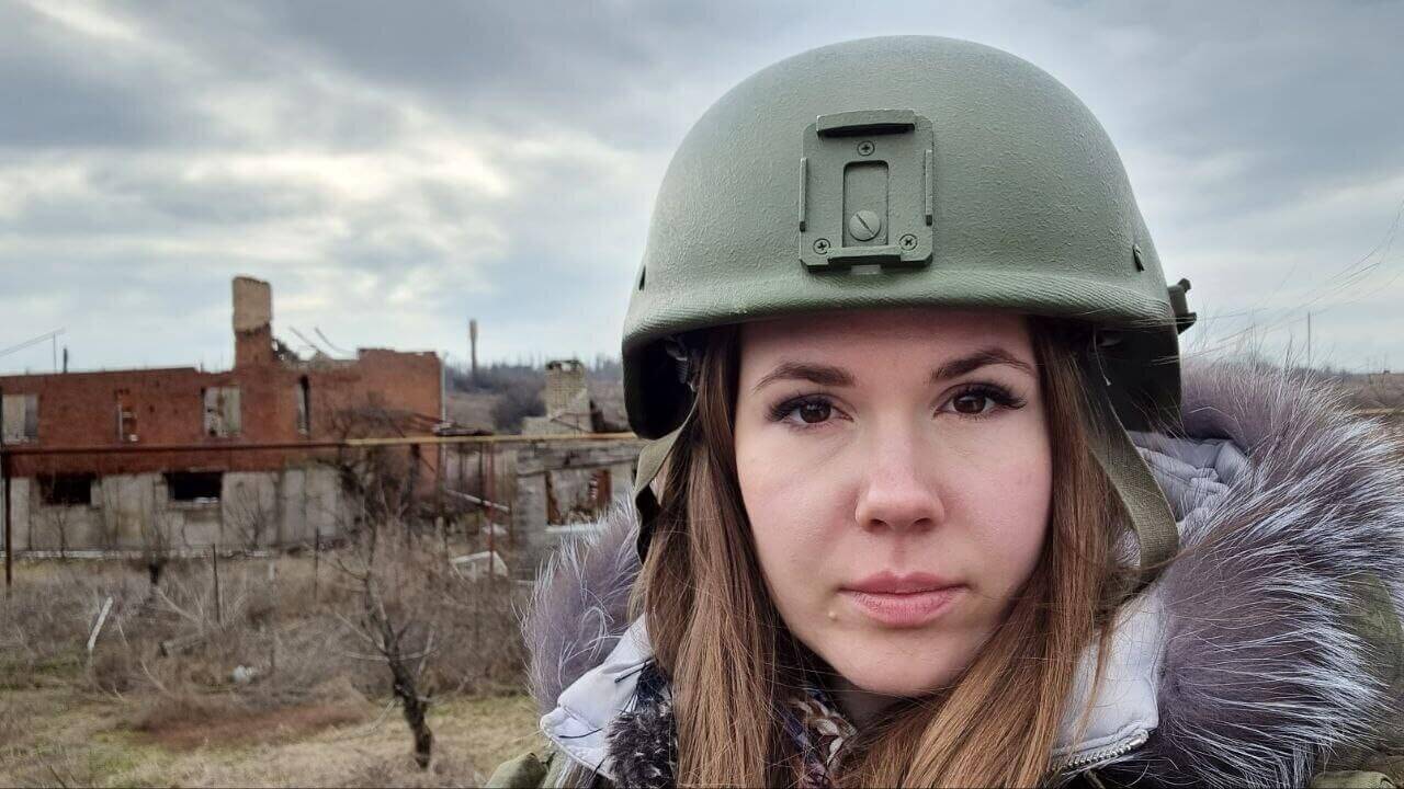Alina Lipp im Donbass