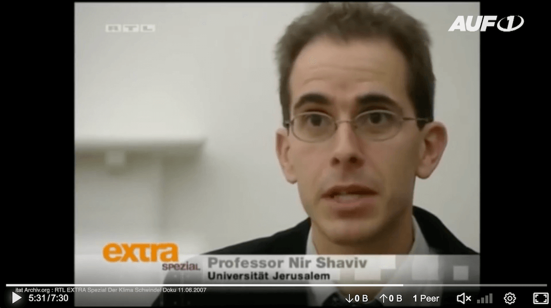 Der Physiker Nir Shaviv in der RTL-Doku