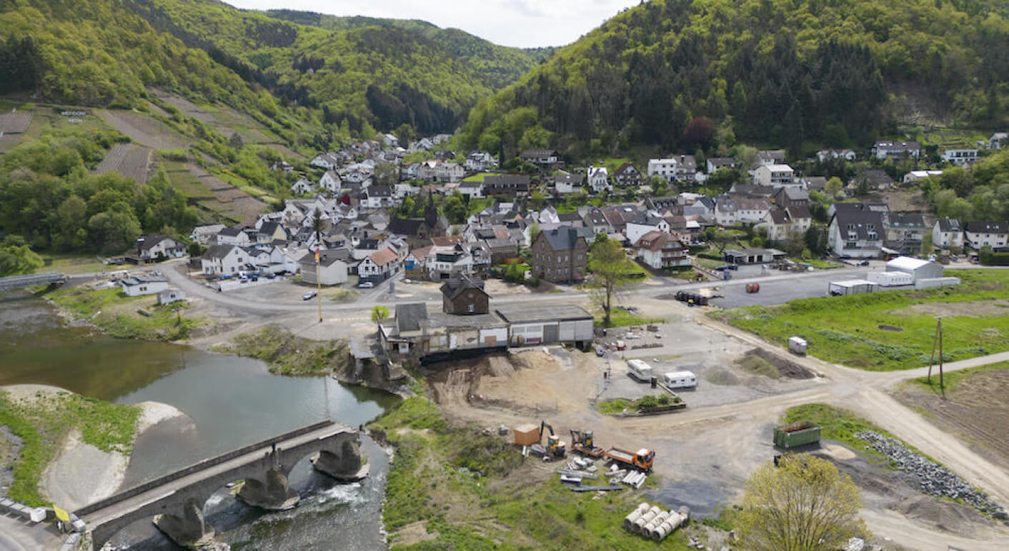 Der Wiederaufbau in den vom Hochwasser 2021 betroffenen Gemeinden im Ahrtal ist auch nach zwei Jahren noch lange nicht beendet