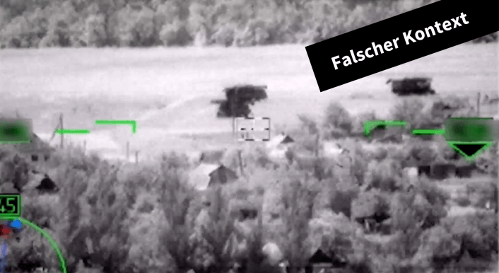 In einem Video auf Twitter wird landwirtschaftliches Gerät mit einem Leopard-2-Panzer verwechselt