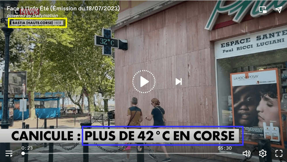 Ein französischer TV-Beitrag von CNEWS.