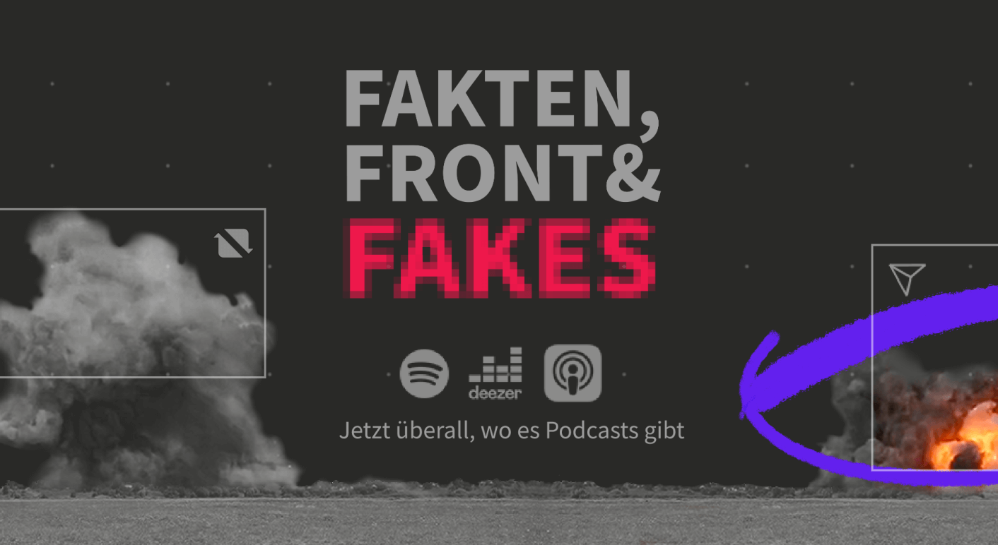CORRECTIV Faktencheck Podcast_Fakten, Front, Fakes
