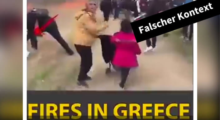 Dieses Video zu Geflüchteten in Griechenland verbreitet sich in falschem Kontext.