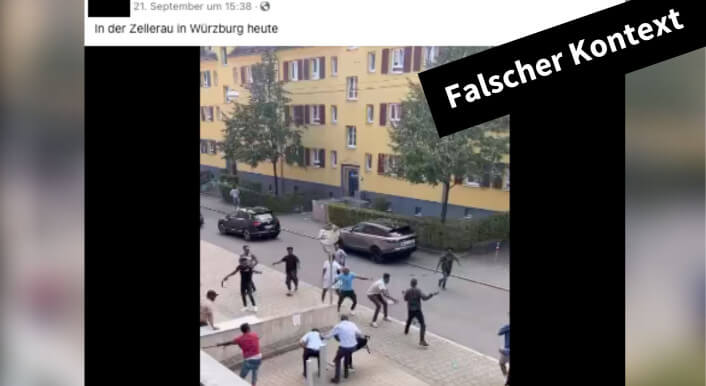 Dieses Video steht in Beiträgen in Sozialen Netzwerken in einem falschen Kontext.