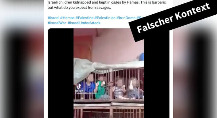 Dieses Video kursierte schon vor den Terrorangriffen der Hamas auf Israel im Netz.