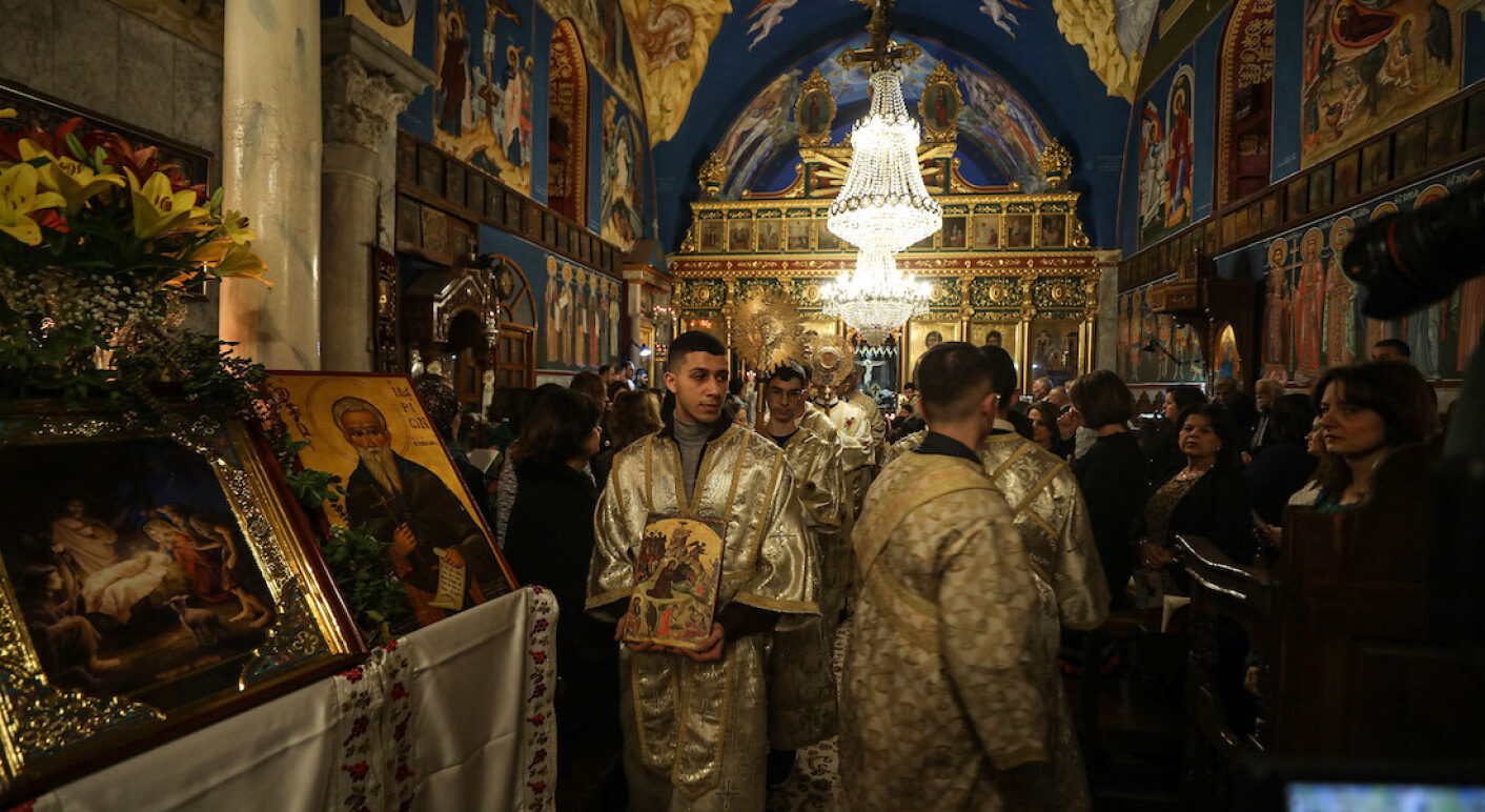 Orthodox Christians celebrate Christmas in Gaza