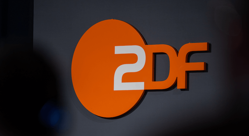 Ein Foto des Logos des ZDF.