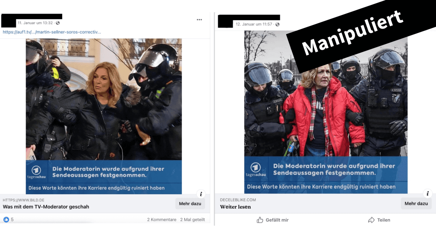 Fake-Anzeige Tagesschau Bettina Tietjen