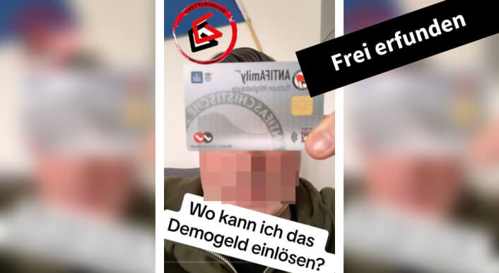 Ein satirisches Tiktok-Video.