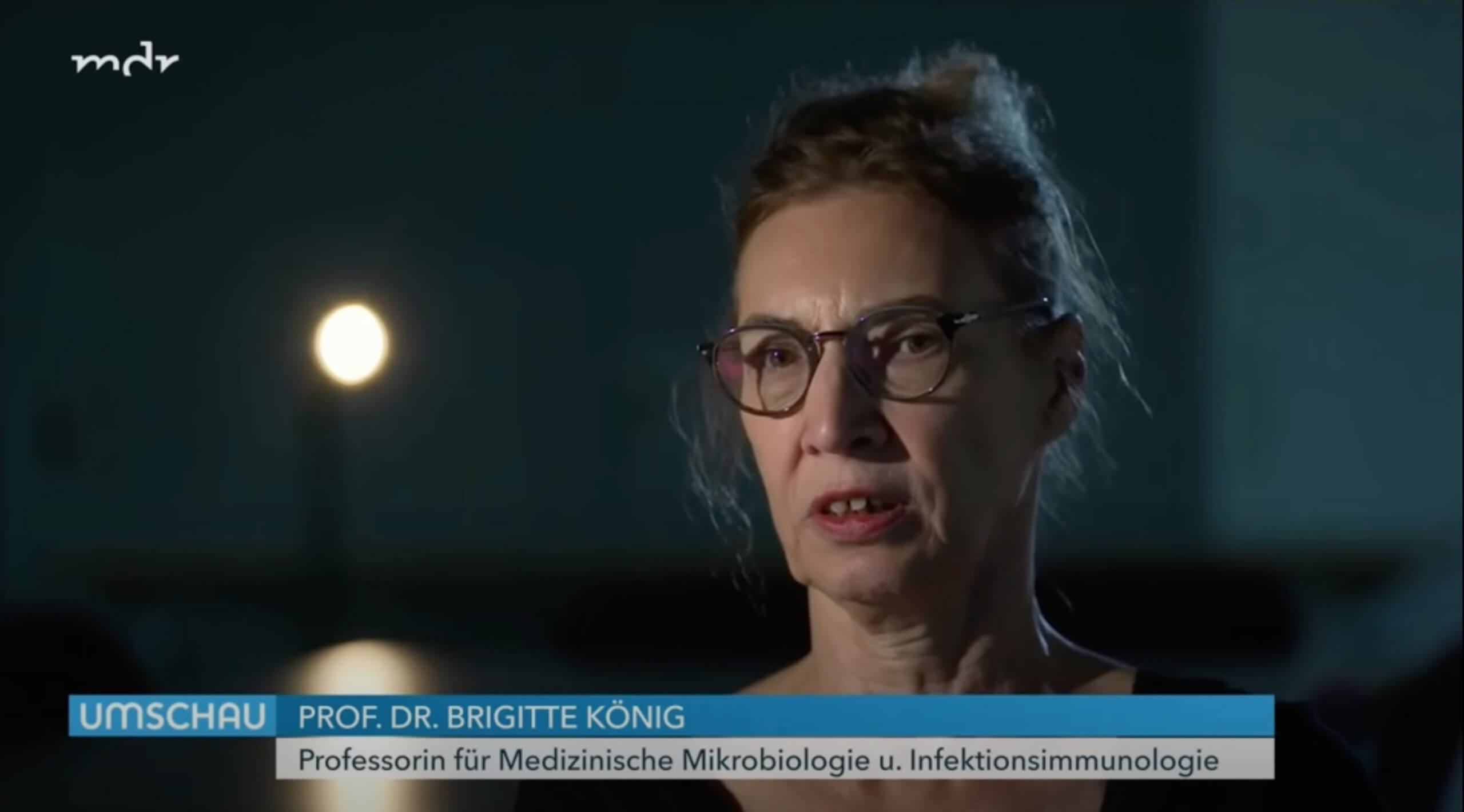 Brigitte König im Interview mit dem MDR.