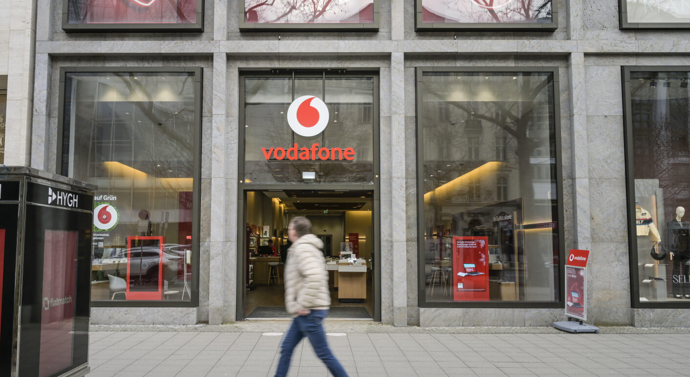Vodafone-Shop in Berlin.