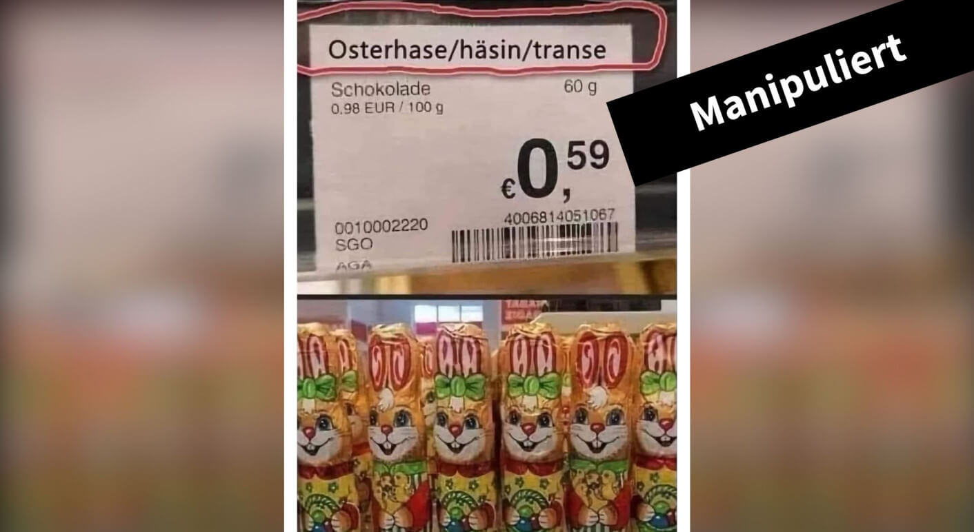 schokohasen-oster-supermarkt-schild-osterhase-haesin-transe-beleidigung-trans-personen-manipuliert