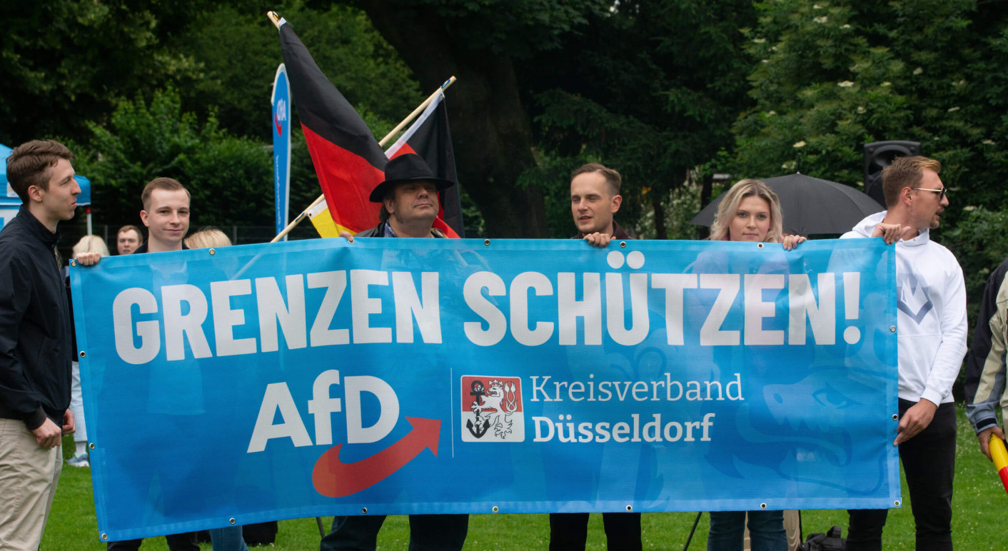 AFD Rally Ahead Of Europa Election In Duesseldorf