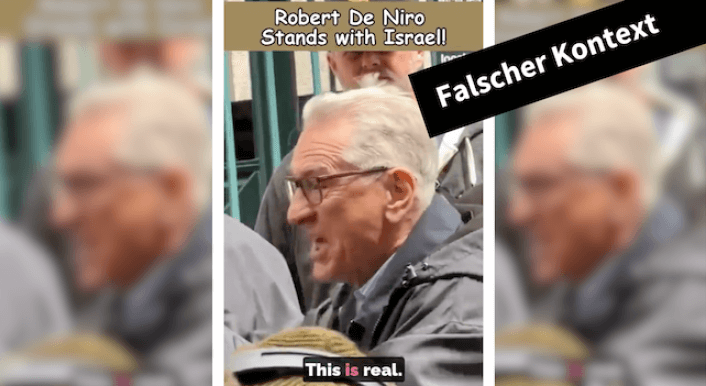 Ein Screenshot zeigt Robert De Niro, wie er schreit.