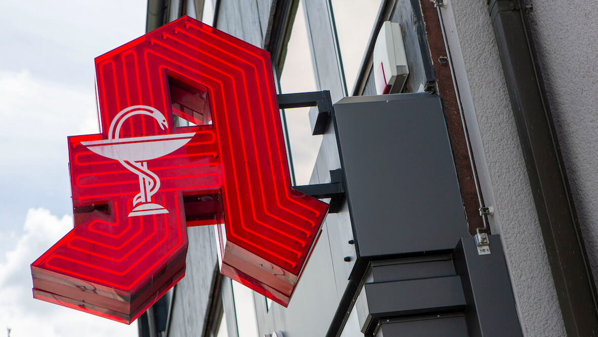 Logo einer Apotheke in Bad Münstereifel ( NRW )