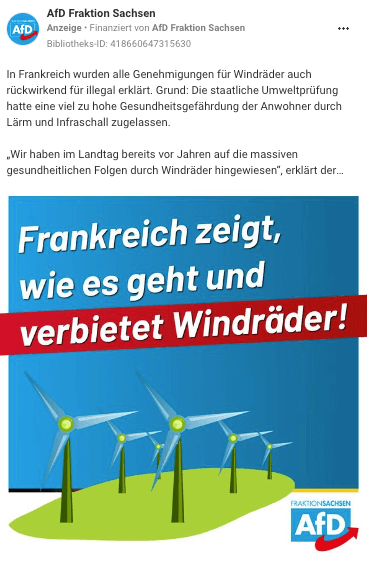 Nein, Frankreich hat Windräder nicht verboten