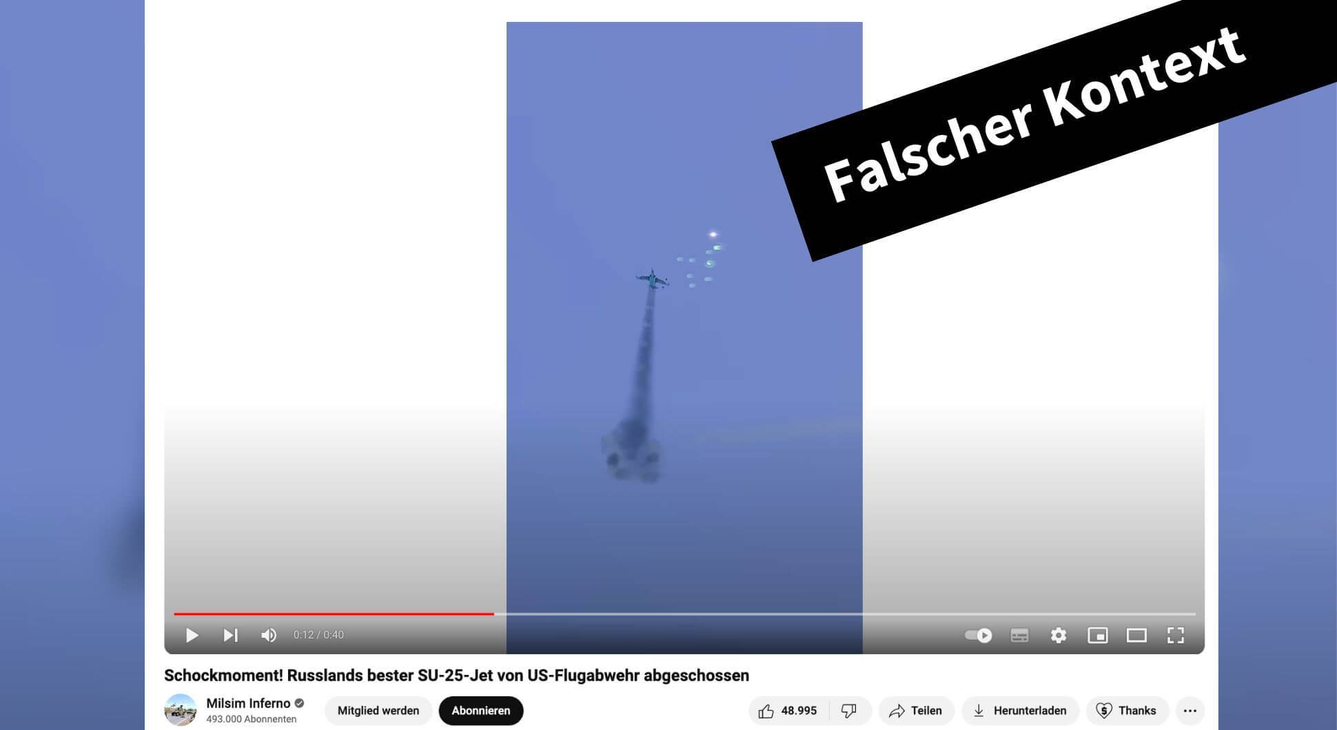 Screenshot des Youtube-Videos