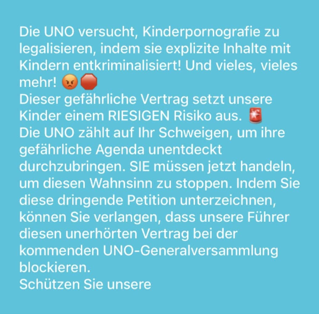 Whatsapp-Kettenbrief