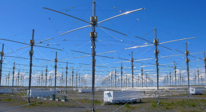 In Alaska steht die eine Haarp-Anlage, um die sich seit Jahrzehnten Verschwörungstheorien ranken