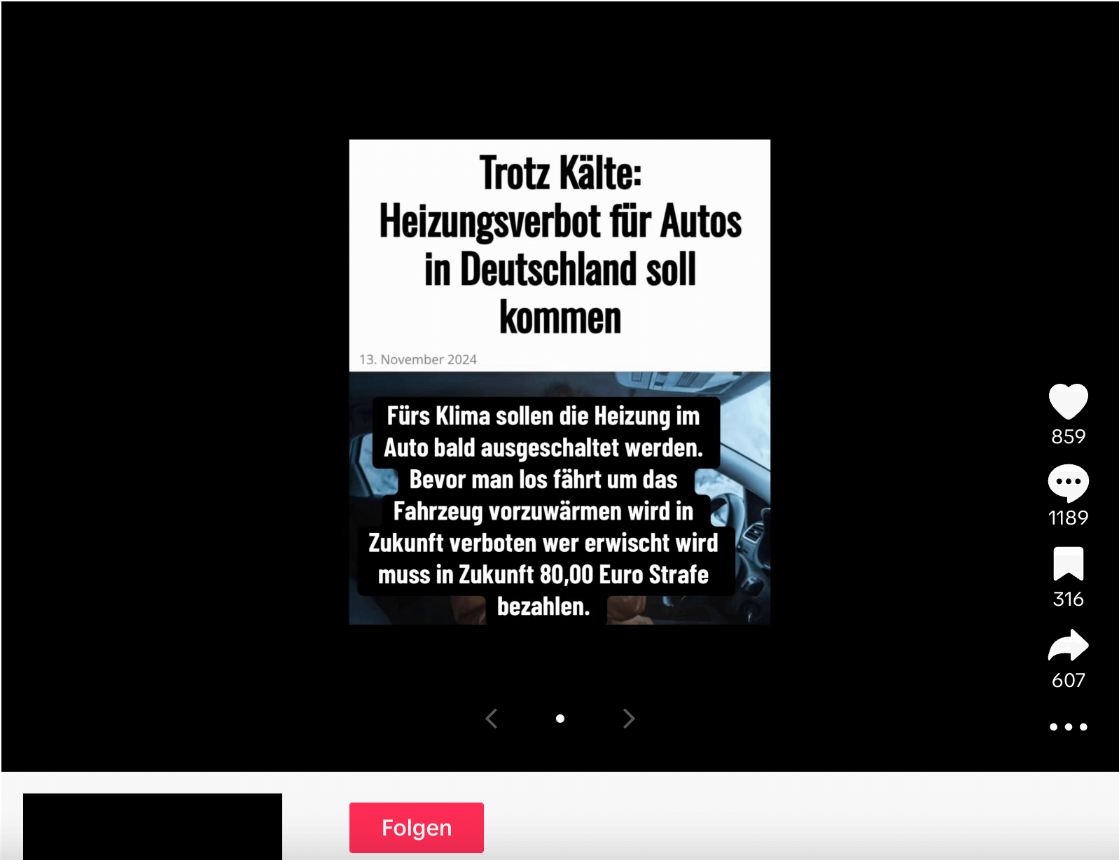 Anders als auf Tiktok behauptet, gibt es keine neue Regelung „fürs Klima“. Das Vorheizen des Autos ist in Deutschland bereits verboten, wenn dafür der Motor im Stand läuft