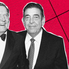 Gerhard Schröder und Heino Wiese. Collage: Ivo Mayr / CORRECTIV (Fotos: imago & picture alliance)