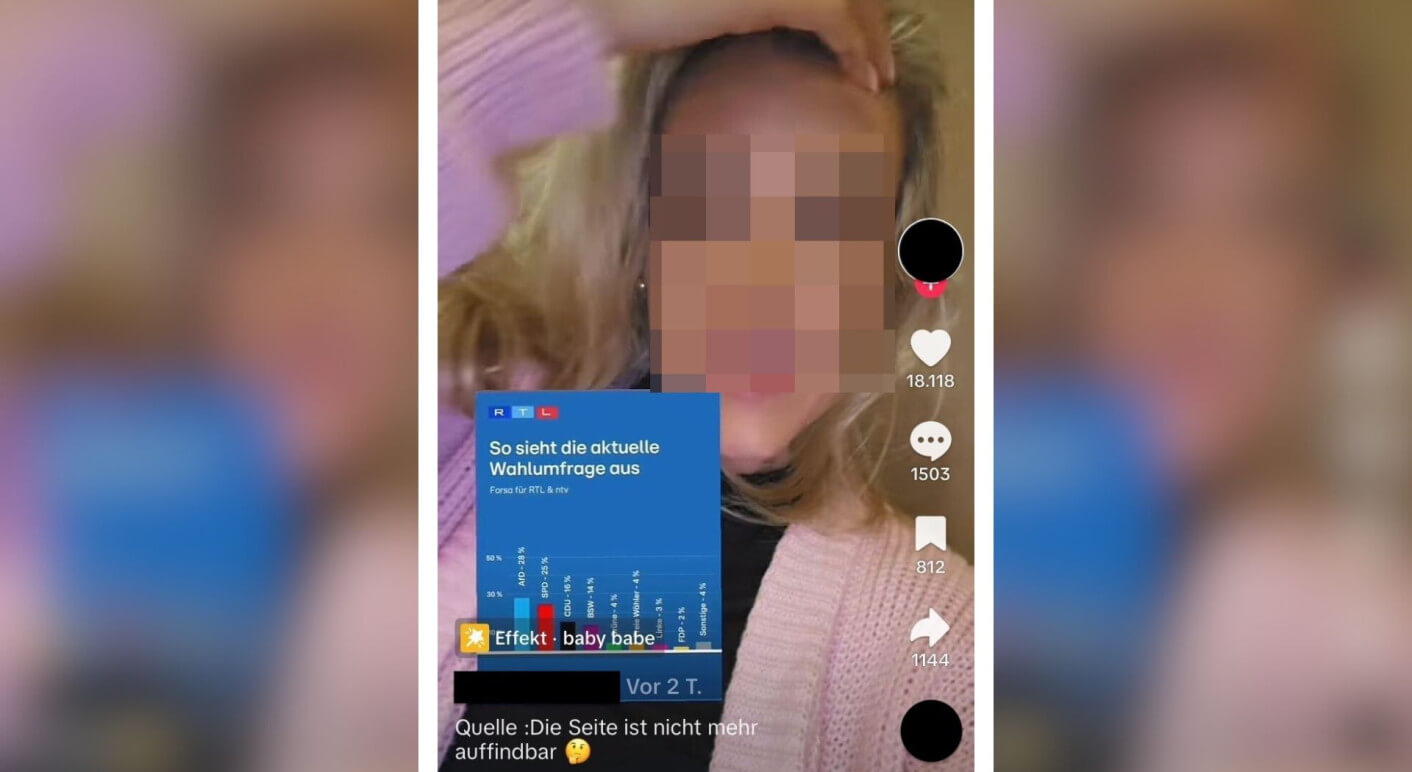 tiktok-umfragewerte-rtl-bundestagswahl-afd-cdu-landtagswahl-brandenburg