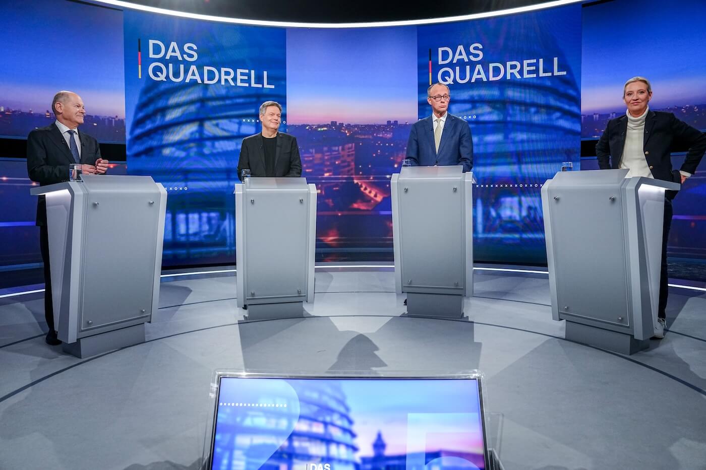 TV-Quadrell-zur-Bundestagswahl-Aussagen-von-Merz-Scholz-Weidel-und-Habeck-im-Faktencheck