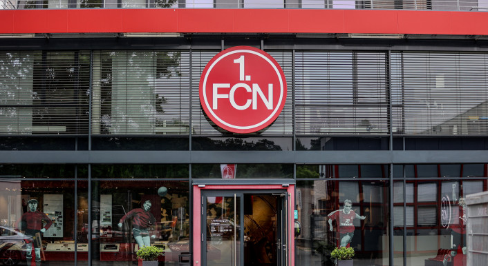 Geschäftsstelle des Bundesligisten 1. FC Nürnberg