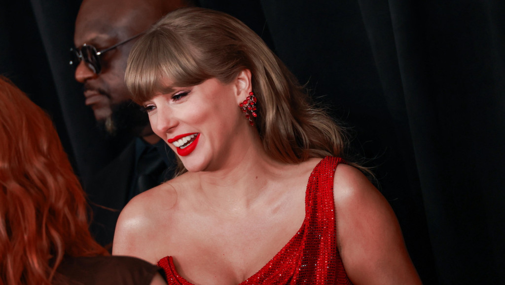 Taylor Swift im Februar 2025 bei den Grammy Awards in Los Angeles