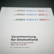 Koalitionsvertrag zwischen CDU, CSU und SPD