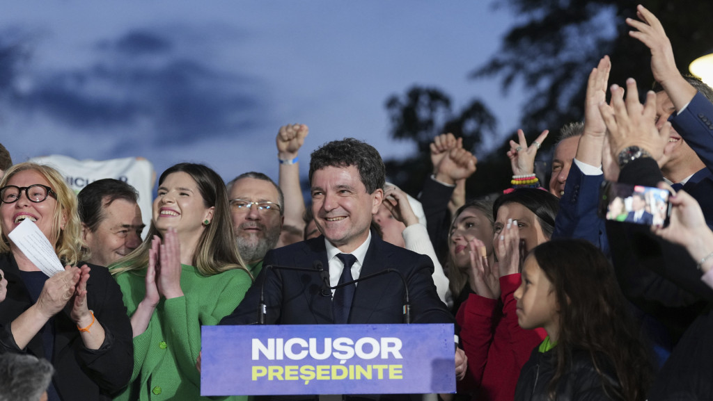 Der proeuropäische Präsidentschaftskandidat Nicușor Dan gewann die Stichwahl am 18. Mai 2025 (Foto: Andreea Alexandru / Associated Press / Picture Alliance)