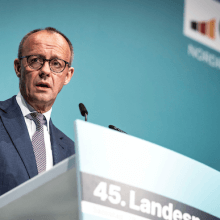 Foto von Friedrich Merz bei einer CDU-Veranstaltung.