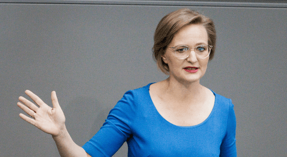 Franziska Brantner im Bundestag.