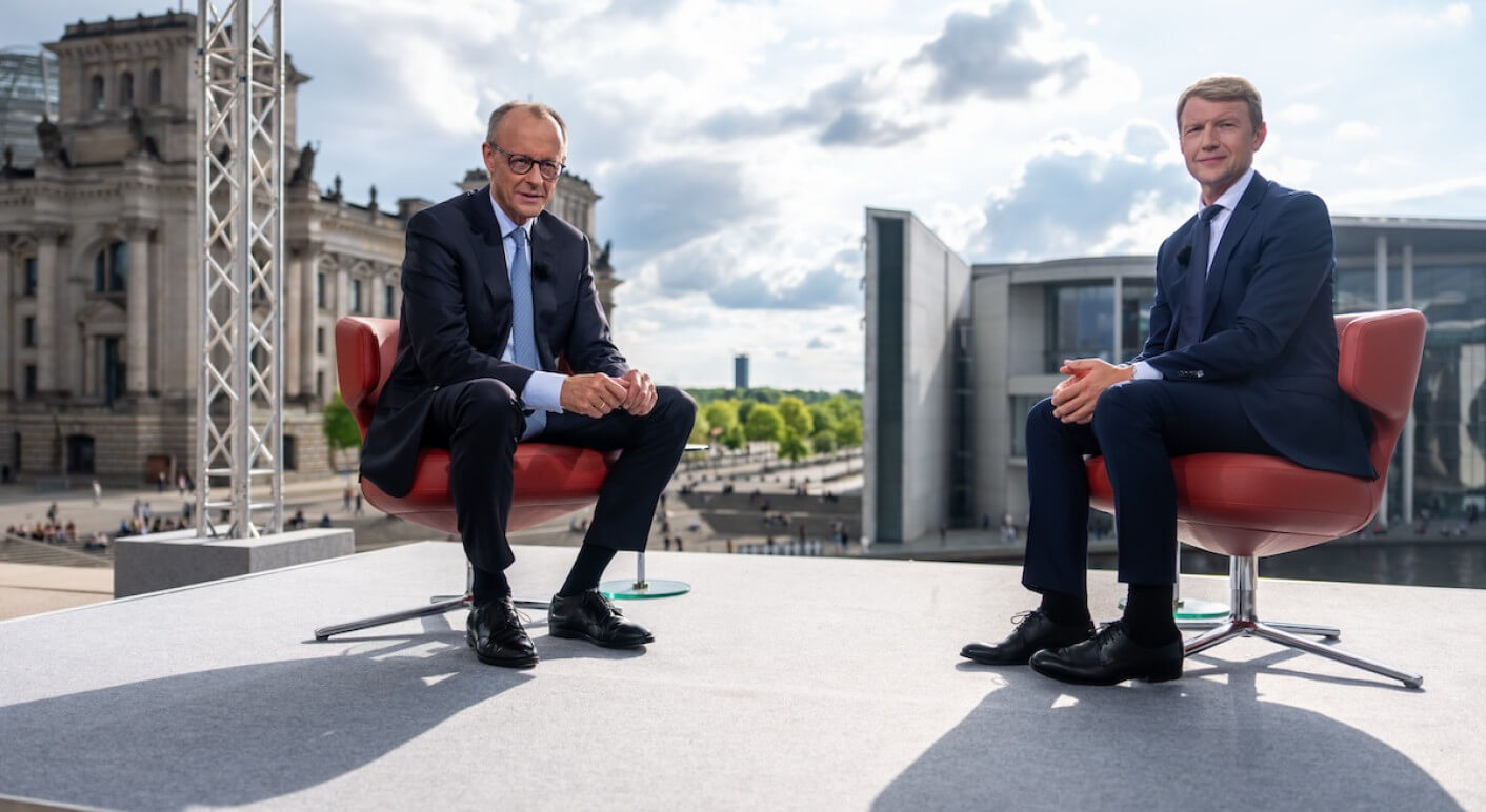 Kanzler Merz im ARD Sommerinterview
