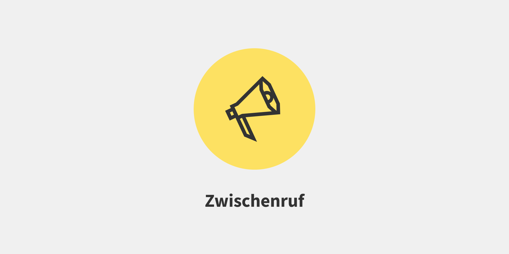 Das Bild zeigt das Symbol Bild der Rubrik Zwischenruf.