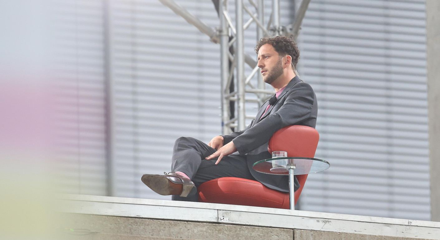 Felix Banaszak, Bundesvorsitzender der Grünen, im Sommerinterview der ARD (Quelle: DTS-Agentur / Picture Alliance)