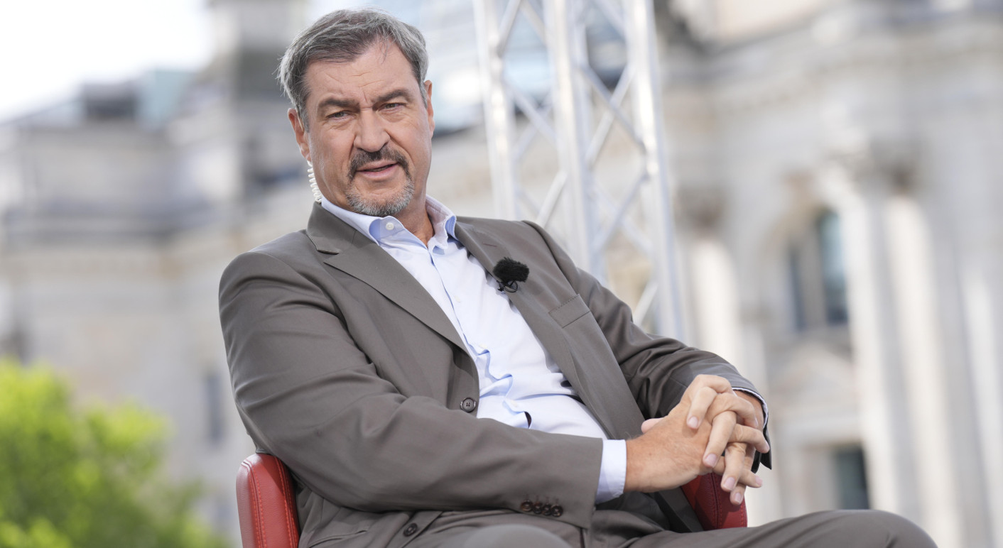 ARD Sommerinterview mit Markus Soeder