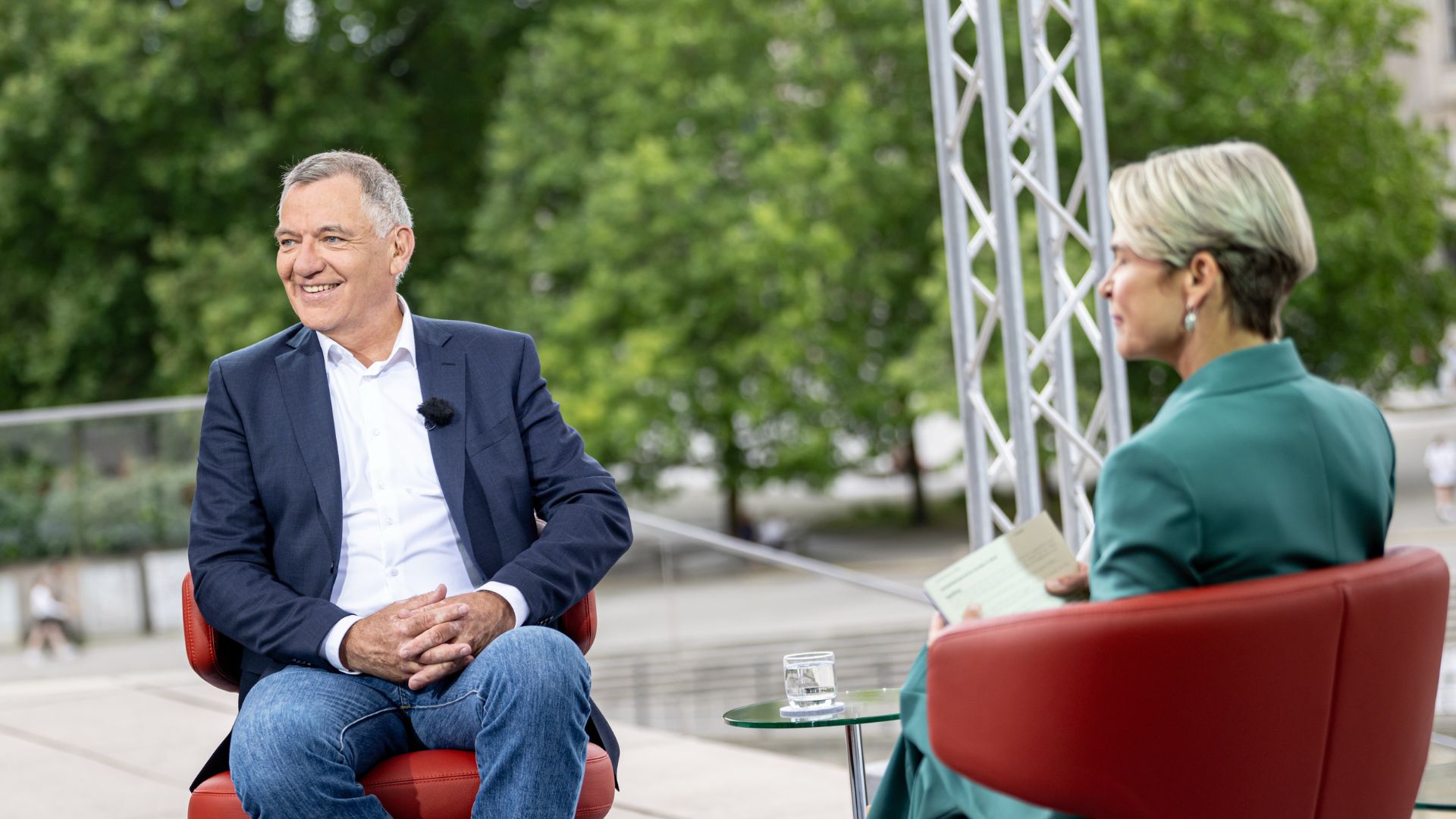 Am 17. August war Jan van Aken zum Sommerinterview bei der ARD zu Gast