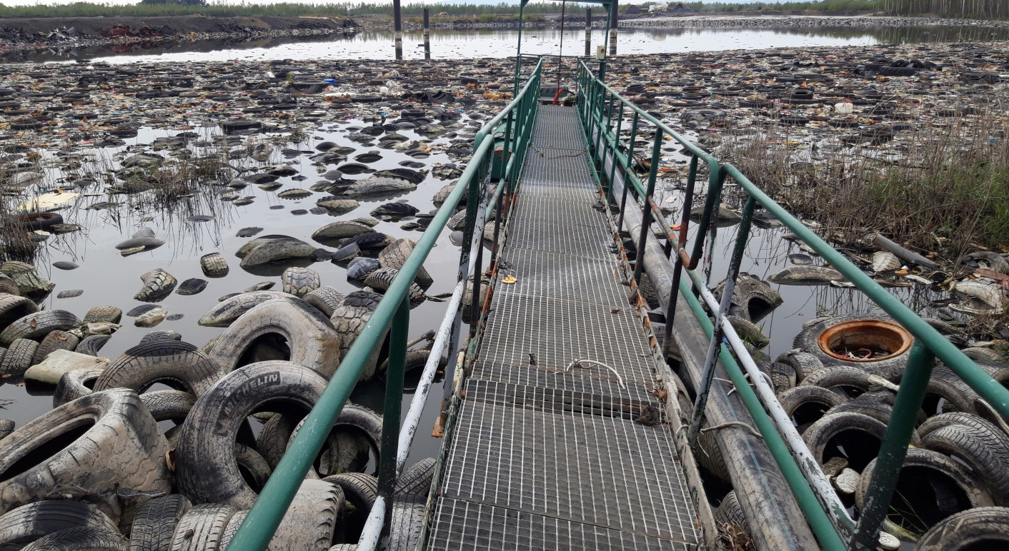 Mydlovary rubber waste and tyres