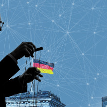 Collage: Ivo Mayr/CORRECTIV (Fotos: KI generiert mit Dall E, picture alliance, unsplash.com)