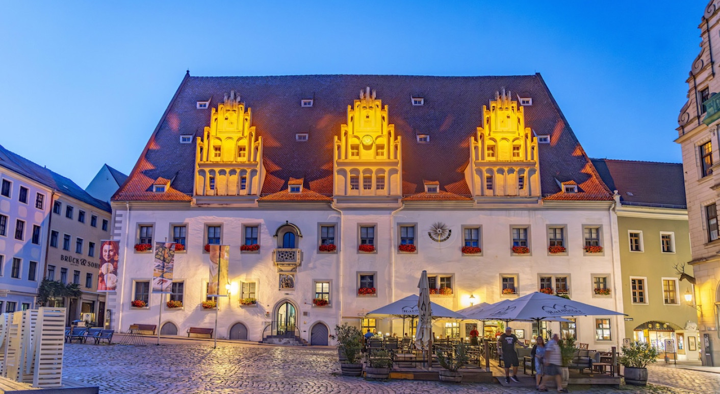Das Rathaus in Meißen: In der sächsischen Stadt gewann der parteilose Kandidat Markus Renner die Bürgermeisterwahl am 7. September (Peter Schickert / Picture Alliance)