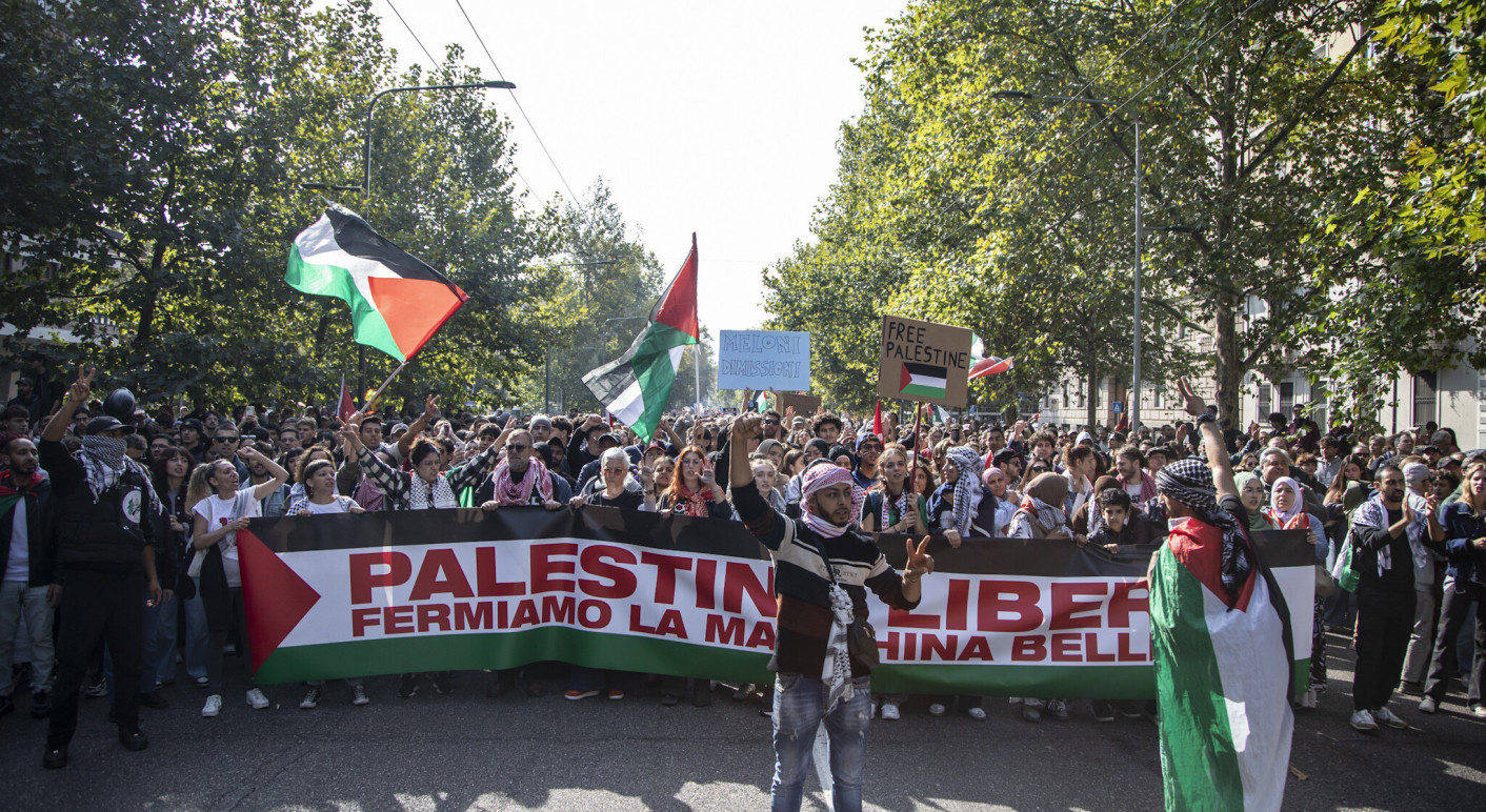 Israel-Hamas War 2025: Palestinian Solidarity: ITALY Nationwide Strike