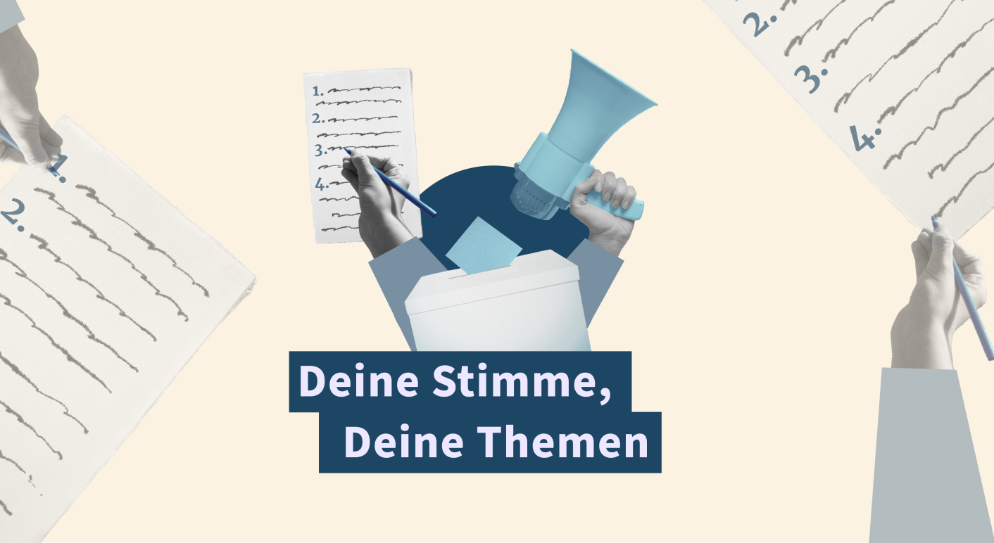„Deine Stimme, deine Themen”-Playbook