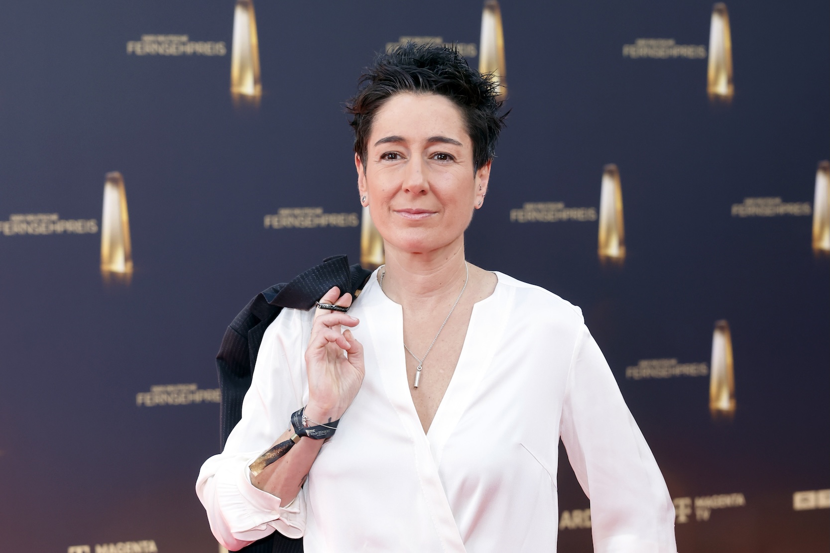 Die Moderatorin Dunja Hayali ist immer wieder Zielscheibe für Beschimpfungen (Christoph Hardt / Picture Alliance / Panama Pictures)